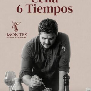 Cena 6 tiempos Junto a Viña Montes
