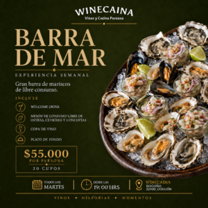 Barra de Mar en Winecaina Concón